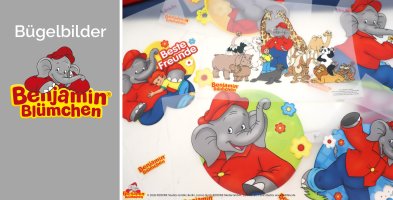 Bügelbilder BENJAMIN BLÜMCHEN