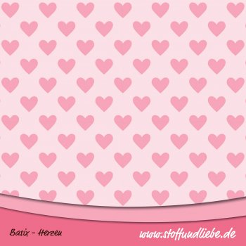 BASIX MINI HERZEN Rosa Hell
