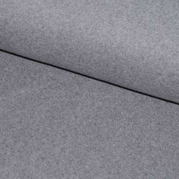 BIO-Baumwollfleece Grau Melange