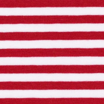 BIO Jersey Danish Stripes Rot-Weiß