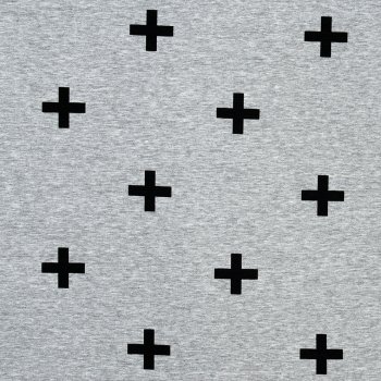 SWEAT PLUS & PLUS Grau meliert