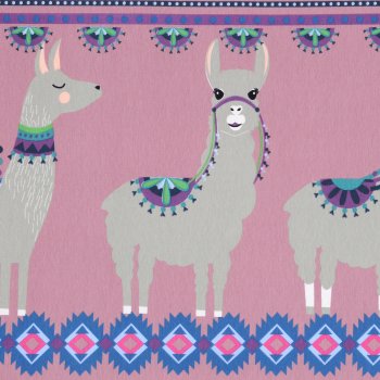A LA PACCA Bordüre Altrosa