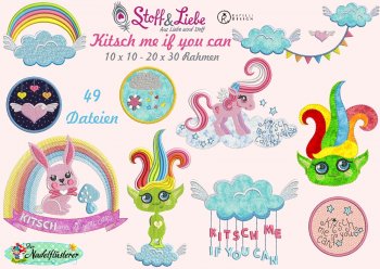 Stickdatei Großes Set "Kitsch Me "