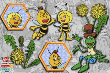Stickdatei Kleines Set "Biene Maja"