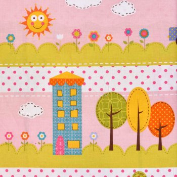 HAPPI Playground Quilt Rosa