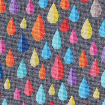 HamLi: POPELINE COLOUR DRIZZLE Grau