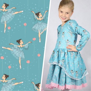 BIO Jersey Wintermärchen - Blue