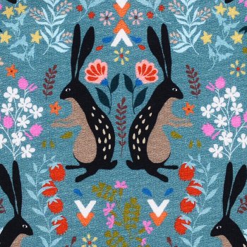 Hilco SWEAT RUSSIAN RABBIT Petrol