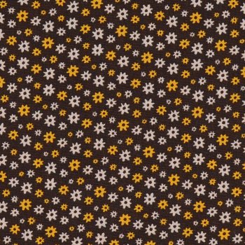 Popeline MATHILDA BLOOMS Braun