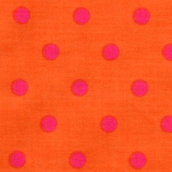 Party Dots Pink auf Orange