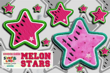 Stickdatei Melon Stars