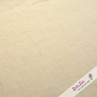 Reststück 0,4m!Leinen DAMIEL Swafing CREME 