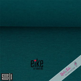 Reststück 1,5m!SWAFING Sweat EIKE PETROL 