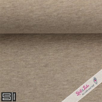 Reststück 1m!SWAFING Sweat EIKE Beige MELANGE 