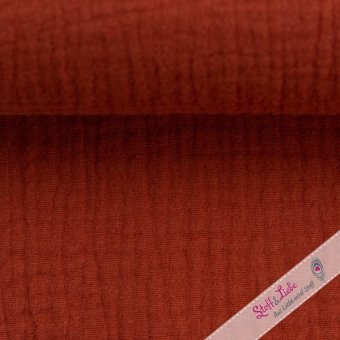 Musselin Jenke Terracotta 