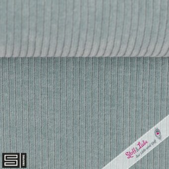 Cord-Jersey JUNA by Swafing - BLAU-GRÜN 