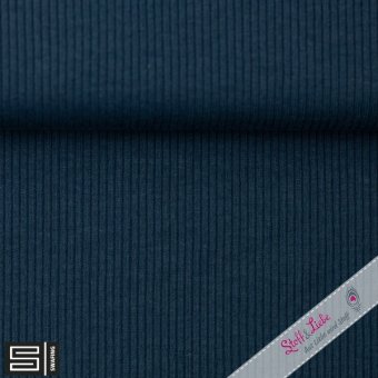 Rippjersey MARISSA PETROLBLAU Swafing 