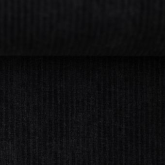 Cord-Jersey JUNA by Swafing Schwarz 