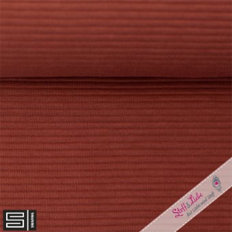 Ottoman Jersey BERGEN Terracotta by Swafing 