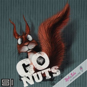 GO NUTS PANEL 3 French Terry by T. Berger 