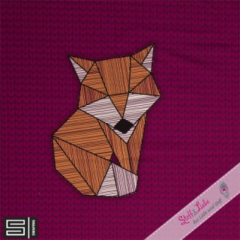 COZY BIG FOX by lycklig design BEERE PANEL 