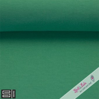 Reststück 1,4m!Sommer Sweat MAIKE GRÜN 