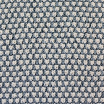 Strickstoff IDA by Swafing graublau-weiß 