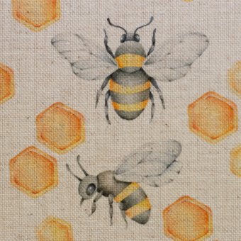 Canvas BIENENWABEN by Swafing 