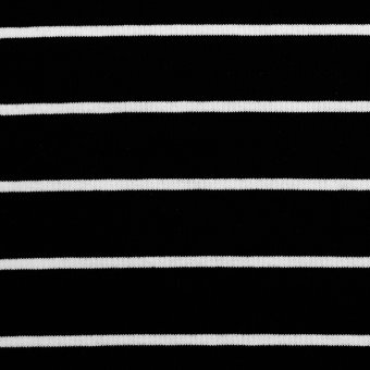 Jersey Streifen schwarz-weiß HW25 