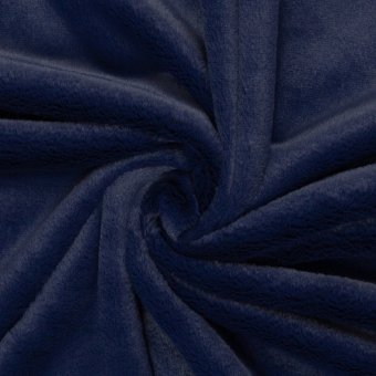 Plüsch/Kunstpelz HELENA blau by Swafing 