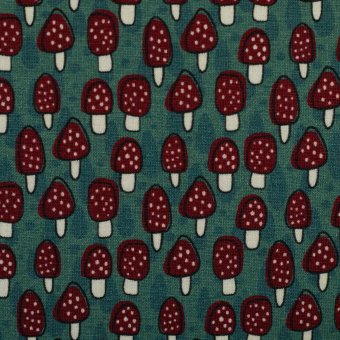 Jersey AMANITA Pilze rotbraun HW25 