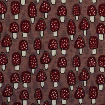Jersey AMANITA Pilze rotbraun HW25 