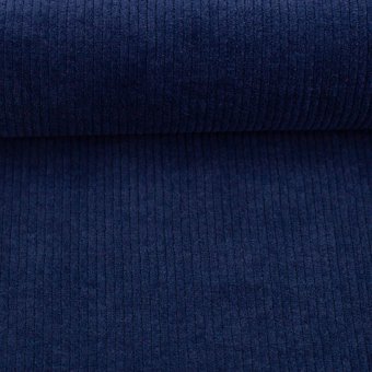 Cord-Jersey JUNA by Swafing Tintenblau 