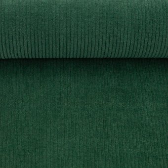 Cord-Jersey JUNA by Swafing Tannengrün 