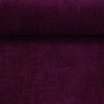 Cord-Jersey JUNA by Swafing - BORDEAUX 