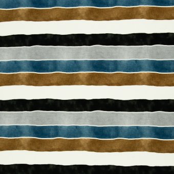 Jersey Streifen (Cats & Dogs) by Swafing braun-blau 