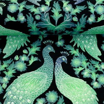 CANVAS Peacock Wedding Grün-Schwarz 