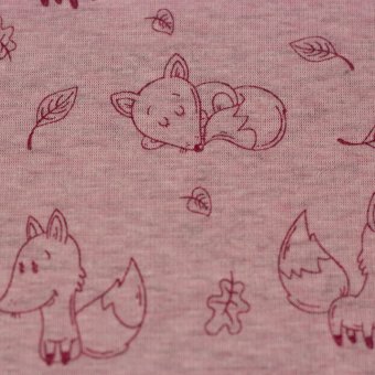 Alpenfleece LEAH FUCHS meliert rosa 