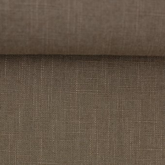 Baumwoll-Leinen KILIAN dunkelbeige 
