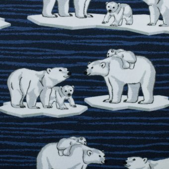 Jersey ARCTIC ANIMALS Eisbären by Swafing 