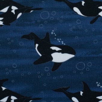 Jersey ARCTIC ANIMALS Orca by Swafing 