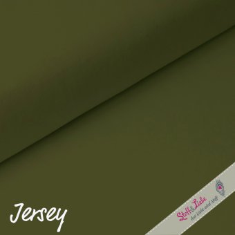 PAMUK® Jersey DUNKELOLIV 