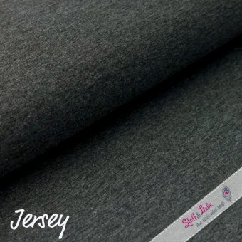 PAMUK® Jersey SCHIEFER MELANGE 