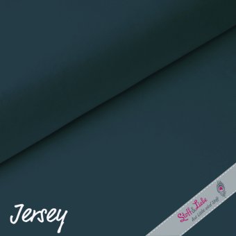 PAMUK® Jersey DENIMBLAU 