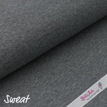 PAMUK® Sommer Sweat DUNKELGRAU MELANGE 