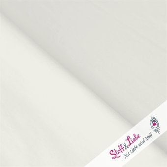 WOLLWEISS - 50 cm PAMUK® Bündchen WOLLWEISS 