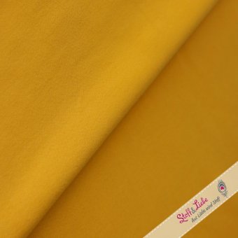 50 cm PAMUK Bündchen DUNKELGELB 