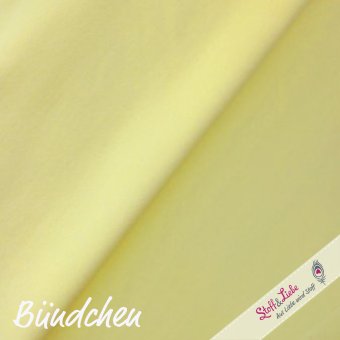 PAMUK® Bündchen PASTELLGELB 