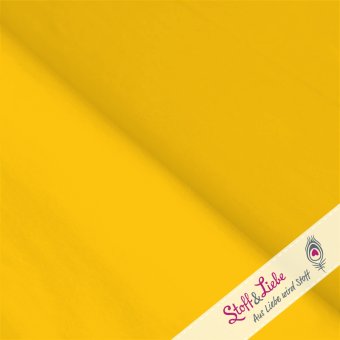 NEU! PAMUK® Bündchen DOTTERGELB - 50 cm 
