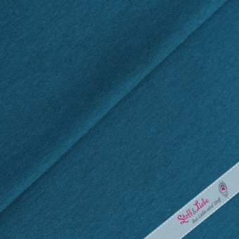 50 cm PAMUK Bündchen POSEIDON BLUE 
